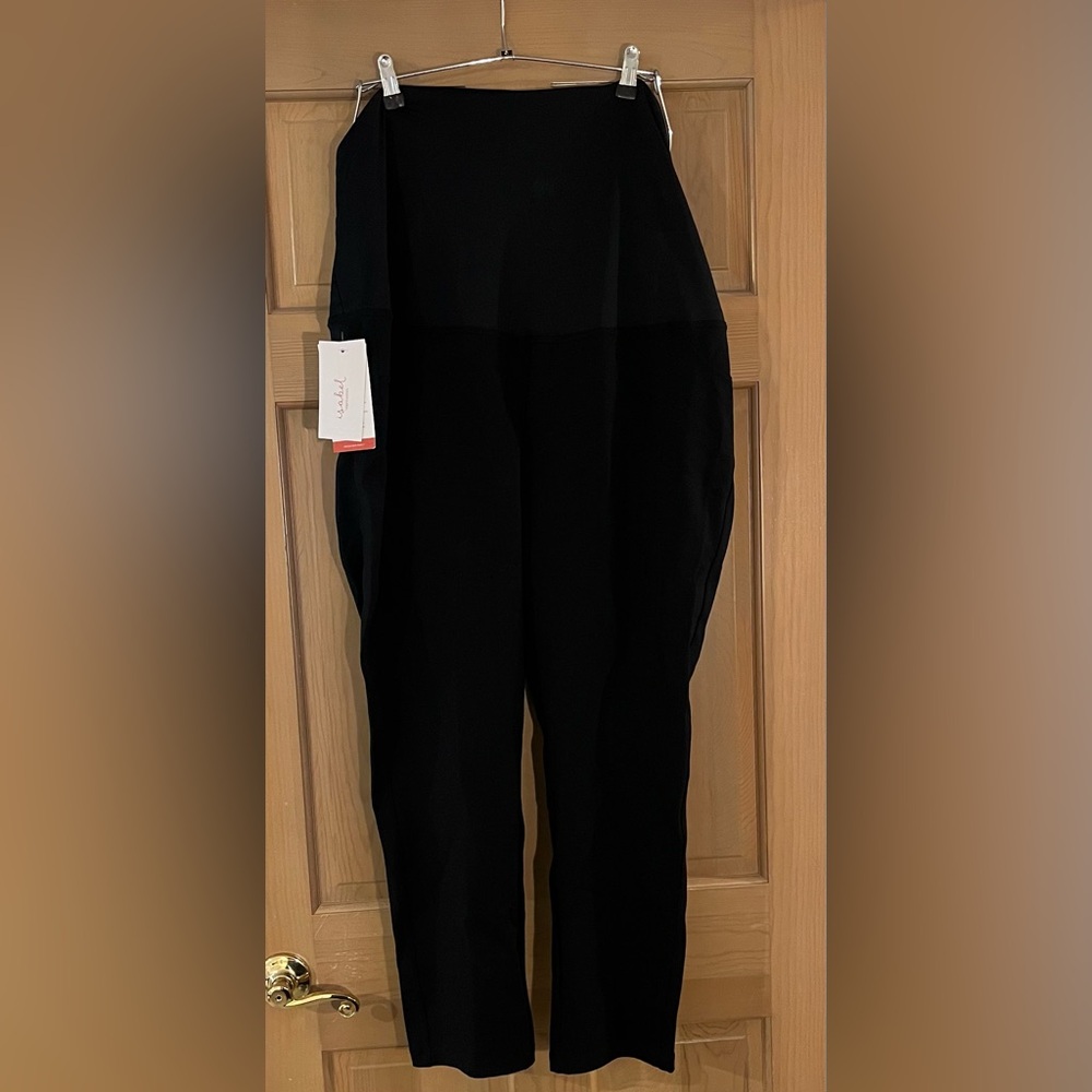 Maternity by Ingrid & Isabel Black High-Rise Ponte Jeggings with Full Panel